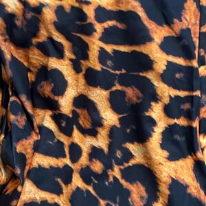 Cheetah Set With Tube Top Tie